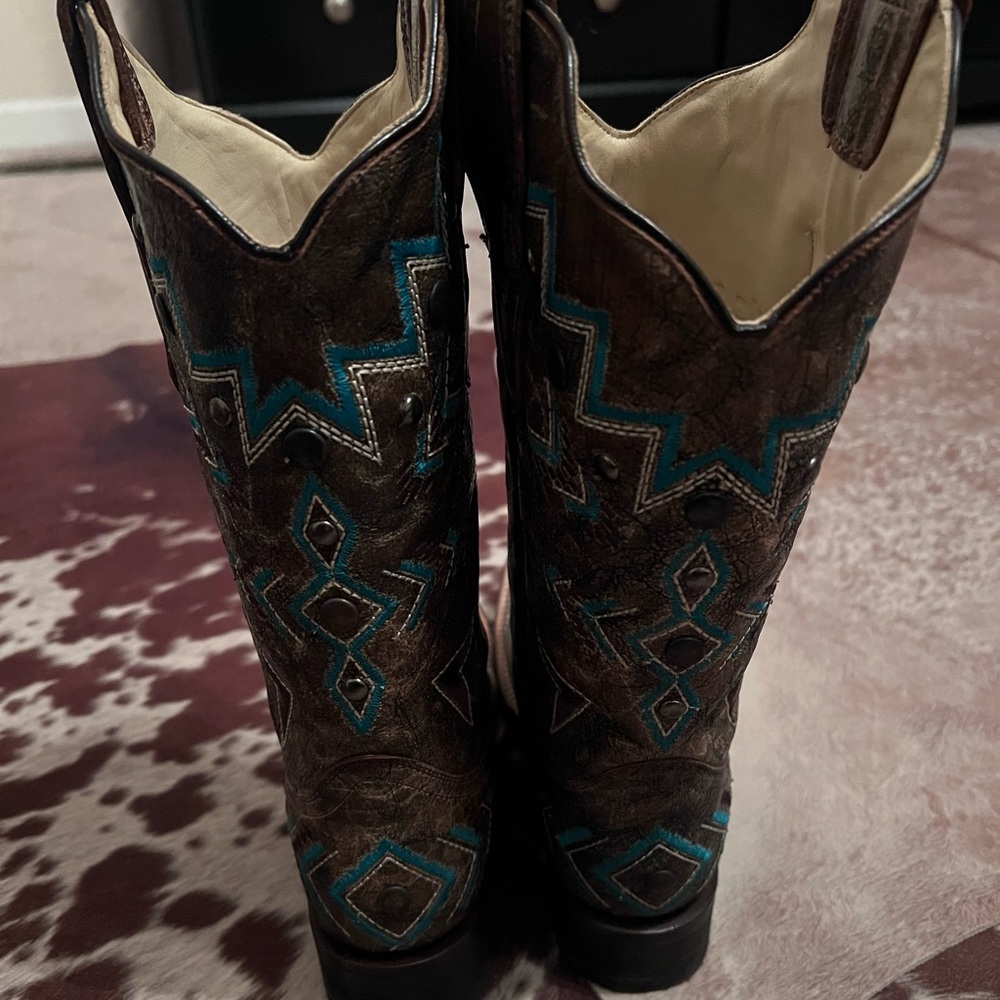 Women’s Corral square toe cowboy boots